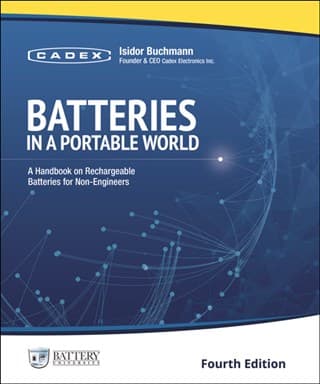 Cover of Batteries in a Portable World, fourth edition